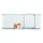 Bettacare Barrière Courbée Pour Animaux 189–198 cm Gris Mat