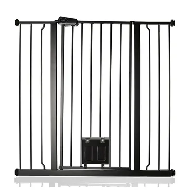 Bettacare Barrière avec Trappe Verrouillable 100,8–108,4cm Noir