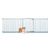 Bettacare Barrière Courbée À Pression 234–243 cm Gris Mat