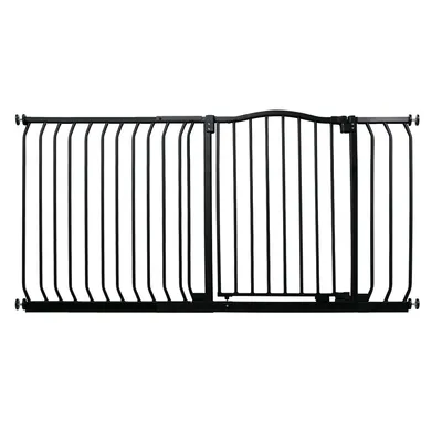 Bettacare Barrière Animaux Design Courbé 189-198cm Noir Mat
