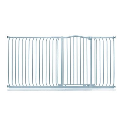 Safetots Barrière Extra Haute Courbée 225–234 cm, 100 cm, Noir Mat
