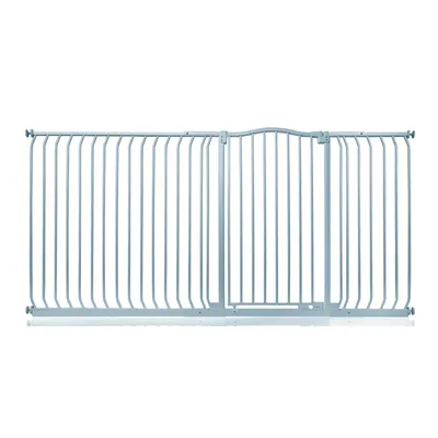 Safetots Barrière Extra Haute Courbée 100 cm Gris Mat