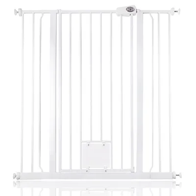 Bettacare Barrière avec Trappe Verrouillable 100,8-108,4cm Blanc