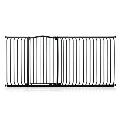 Safetots Barrière Extra Haute Courbée 225–234 cm, 100 cm, Noir Mat