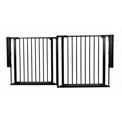 Safetots Barrière Multi-Panneaux 2 Portillons 187 cm Noir
