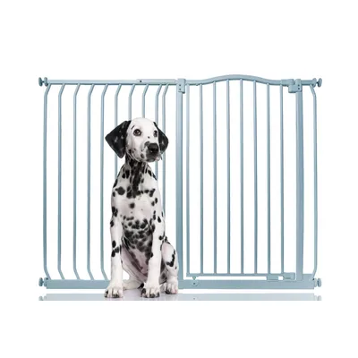 Bettacare Barrière Chien Courbée Extra Haute 152-161cm 100cm Blanc Mat