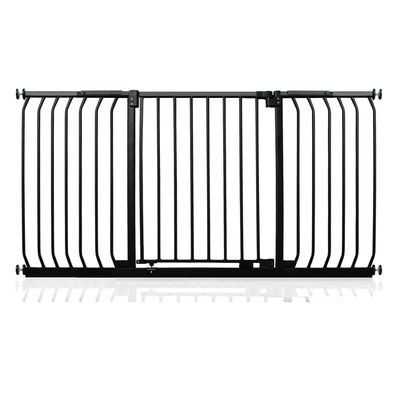 Safetots Barrière de Sécurité Elite 65,5–74,5 cm Noir Mat