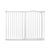 Safetots Barrière Extra Haute Courbée 125–134cm, 100cm, Blanc Mat