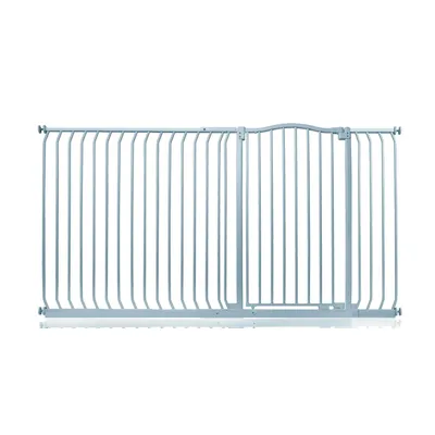 Safetots Barrière Extra Haute Courbée 189–198 cm, 100 cm, Gris Mat Safetots Barrière Extra Haute Courbée 189–198 cm, 100 cm, Gris Mat