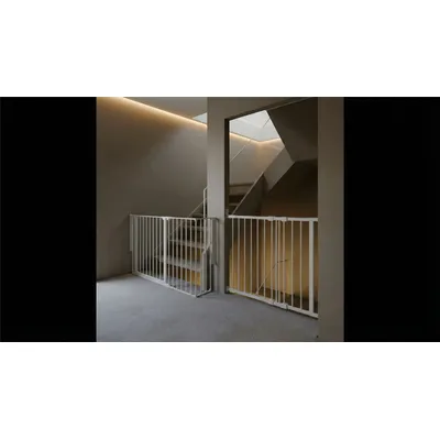 Safetots Barrière de Sécurité Multi-Panneaux Blanc 67-105,5 cm