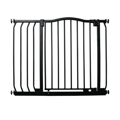 Bettacare Barrière Pour Animaux Courbée 98–107 cm Noir Mat Bettacare Barrière Pour Animaux Courbée 98–107 cm Noir Mat