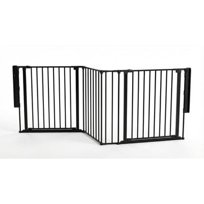 Safetots Barrière Multi-Panneaux 2 Portillons 272 cm Noir