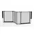 Safetots Barrière Multi-Panneaux 2 Portillons 272 cm Noir Safetots Barrière Multi-Panneaux 2 Portillons 272 cm Noir