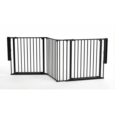 Safetots Barrière Multi-Panneaux 2 Portillons 272 cm Noir Safetots Barrière Multi-Panneaux 2 Portillons 272 cm Noir