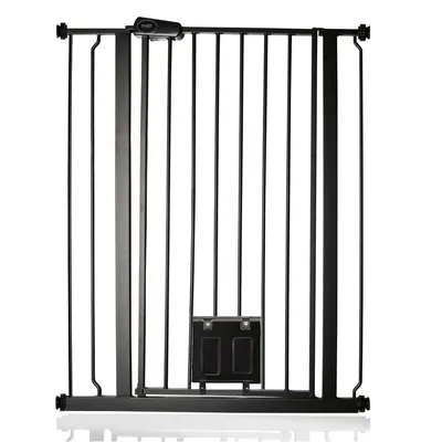 Bettacare Barrière avec Trappe Verrouillable 81,4–89 cm Noir