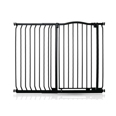 Safetots Barrière Extra Haute Courbée 225–234 cm, 100 cm, Noir Mat