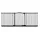 Bettacare Barrière Pour Animaux Design Courbé 271-280 cm Noir Mat