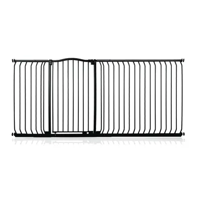Bettacare Barrière Chien Courbée Extra Haute 100cm Noir Mat