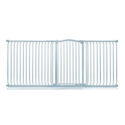 Safetots Barrière Extra Haute Courbée 225–234 cm, 100 cm, Noir Mat