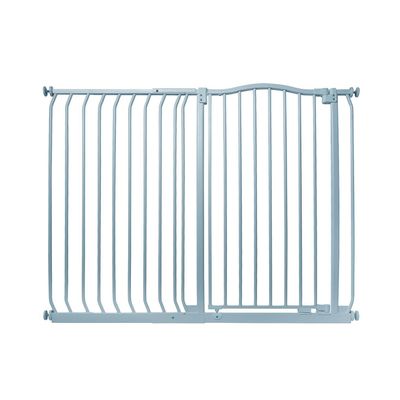 Safetots Barrière Extra Haute Courbée 225–234 cm, 100 cm, Noir Mat