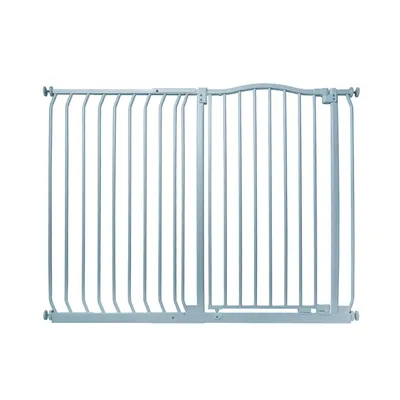 Safetots Barrière Sécurité Extra Haute Courbée 125-134cm, 100cm, Gris Mat Safetots Barrière Sécurité Extra Haute Courbée 125-134cm, 100cm, Gris Mat
