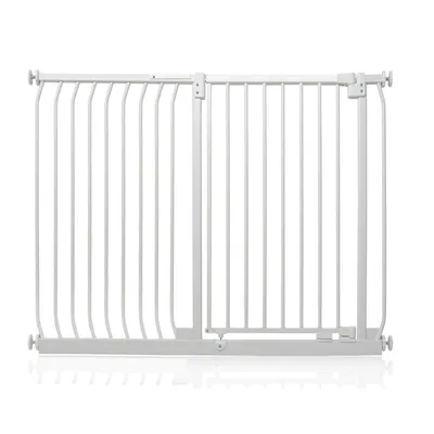 Safetots Barrière Extra Haute Elite 134–143 cm, Hauteur 96,8 cm, Blanc Mat