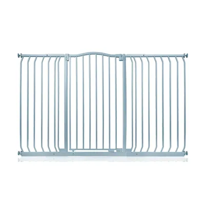 Safetots Barrière Sécurité Extra Haute 100 cm Courbée Gris Mat