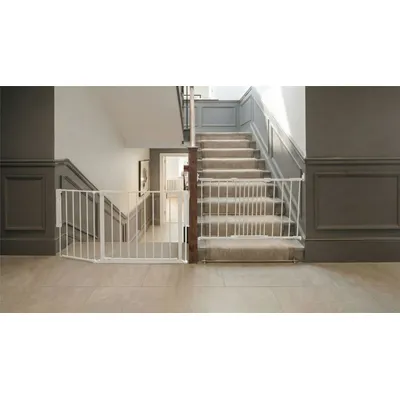 Safetots Barrière Escalier Multi‑Panneaux Blanc 102 cm max