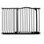 Safetots Barrière Courbée À Pression 107–116 cm Noir Mat