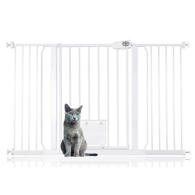 Bettacare Barrière Sécurité avec Trappe Verrouillable, 81,4cm-89cm