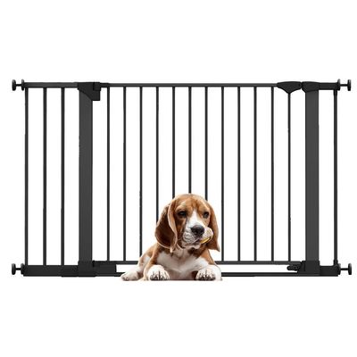 Bettacare Barrière SafeStep avec Barre de Seuil Extra Basse, 81 cm, Noir