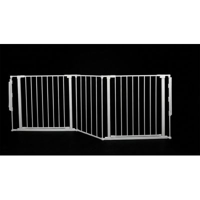 Safetots Barrière Multi-Panneaux 2 Portillons 200cm Blanc
