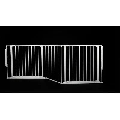 Safetots Barrière Multi-Panneaux 2 Portillons 200cm Blanc
