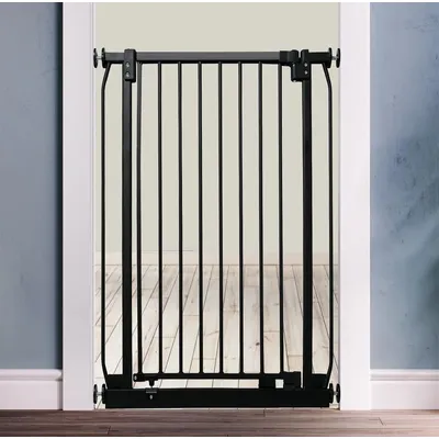 Safetots Barrière Sécurité Extra Haute Elite 134–143cm Noir Mat Safetots Barrière Sécurité Extra Haute Elite 134–143cm Noir Mat