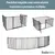 Safetots Barrière Multi-Panneaux 2 Portillons Noir 259 cm