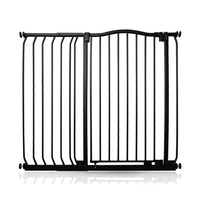 Safetots Barrière Extra Haute Courbée 100cm Noir Mat