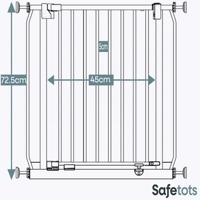 Bettacare Elite Barrière à Pression 71–80 cm Noir Mat Bettacare Elite Barrière à Pression 71–80 cm Noir Mat