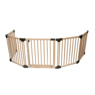 Safetots Barrière Multi-panneau Bois avec Porte 76cm Safetots Barrière Multi-panneau Bois avec Porte 76cm