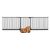 Bettacare Elite Barrière à Pression 271-280 cm Noir Mat
