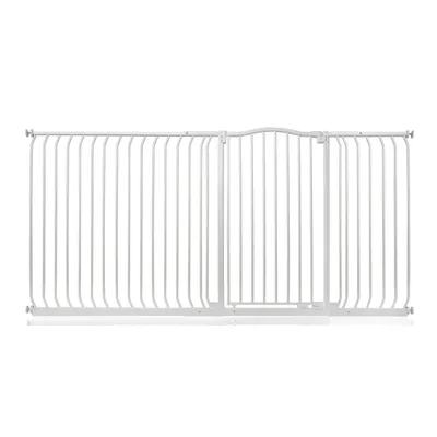 Bettacare Barrière Chien Courbée Extra Haute 152-161cm 100cm Blanc Mat