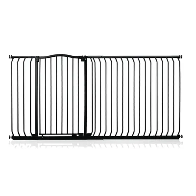 Bettacare Barrière Extra Haute Courbée 189cm-198cm Noir Mat