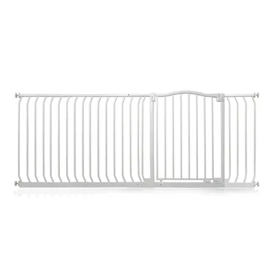Bettacare Barrière Pour Animaux Design Courbé 189–198 cm Blanc Mat Bettacare Barrière Pour Animaux Design Courbé 189–198 cm Blanc Mat