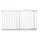 Bettacare Barrière Courbée Pour Animaux 125–134 cm Blanc Mat