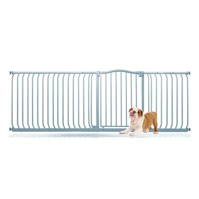 Bettacare Barrière Courbée Pour Animaux 216-225 cm Gris Mat Bettacare Barrière Courbée Pour Animaux 216-225 cm Gris Mat