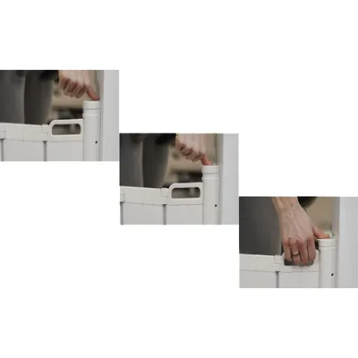 Safetots Barrière Automatique Rétractable 55–89 cm Blanc