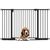 Bettacare Barrière SafeStep Pour Animaux 81 cm - Extensible 152-159 cm Noir