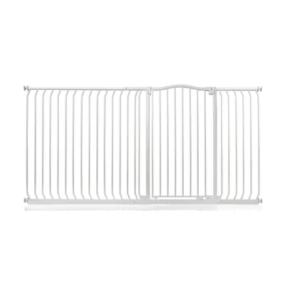 Bettacare Barrière Extra Haute Courbée 198-207cm, 100cm, Blanc Mat