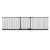 Safetots Barrière Elite 65,5-74,5 cm Gris Mat