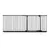 Safetots Barrière Elite 65,5-74,5 cm Gris Mat