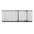 Safetots Barrière Elite 65,5-74,5 cm Gris Mat